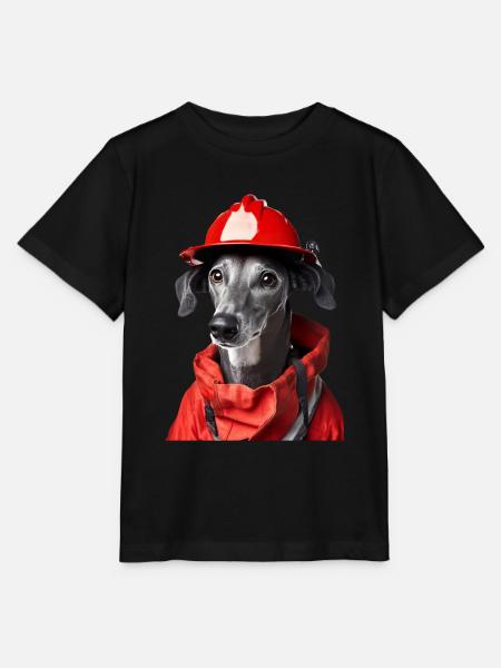 Windhund - Stanley/Stella Kinder T-Shirt MINI CREATOR - Schwarz