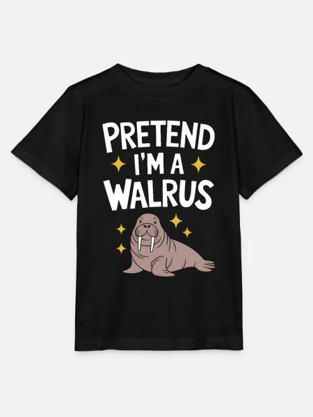 Walross - Stanley/Stella Kinder T-Shirt MINI CREATOR - Schwarz
