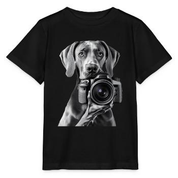 Deutsche Dogge - Stanley/Stella Kinder T-Shirt MINI CREATOR  - Schwarz - Vorne - Mikhail (115cm)