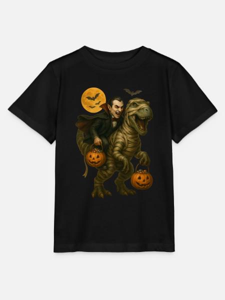 T-Rex - Stanley/Stella Kinder T-Shirt MINI CREATOR - Schwarz