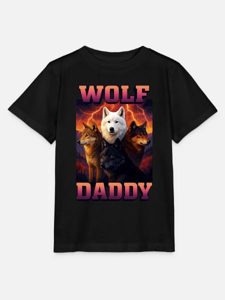Wolf - Stanley/Stella Kinder T-Shirt MINI CREATOR  - Schwarz