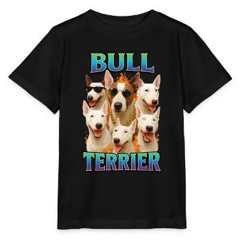 Bullterrier - Stanley/Stella Kinder T-Shirt MINI CREATOR  - Schwarz - Vorne - Mikhail (115cm)