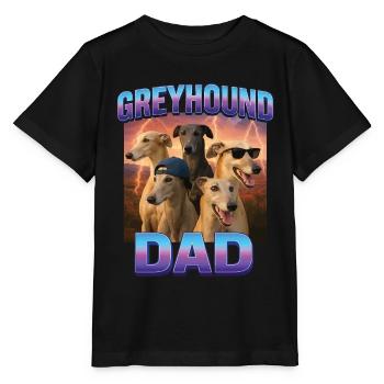 Windhund - Stanley/Stella Kinder T-Shirt MINI CREATOR  - Schwarz - Vorne - Mikhail (115cm)