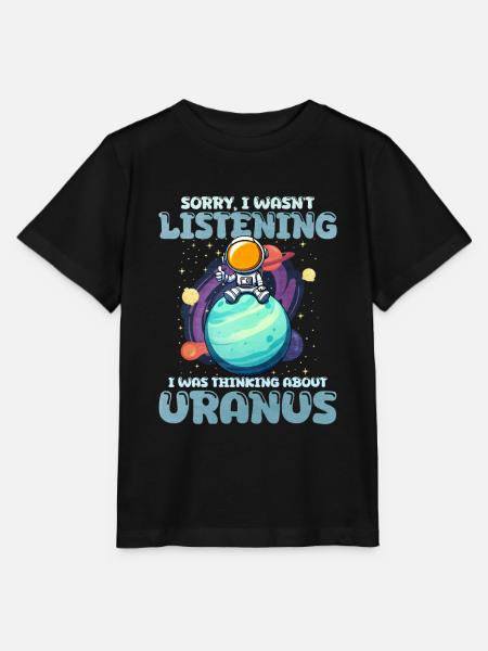 Uranus - Stanley/Stella Kinder T-Shirt MINI CREATOR - Schwarz