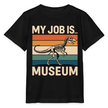 Museum - Stanley/Stella MINI CREATOR Kids’ T-Shirt - black - Front - Mikhail (115cm)