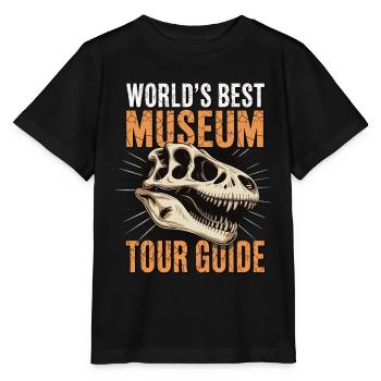 Museum - Stanley/Stella MINI CREATOR Kids’ T-Shirt - black - Front - Mikhail (115cm)