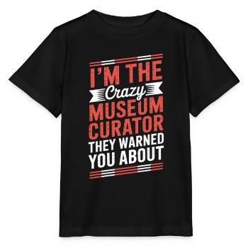 Museum - Stanley/Stella MINI CREATOR Kids’ T-Shirt - black - Front - Mikhail (115cm)