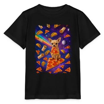 Chihuahua - T-shirt bio MINI CREATOR Stanley/Stella Enfant - noir - Devant - Mikhail (115cm)