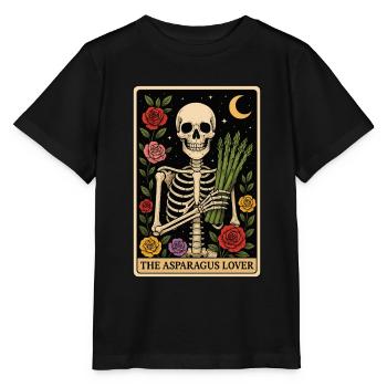Spargel Tarot - Stanley/Stella Kinder T-Shirt MINI CREATOR  - Schwarz - Vorne - Mikhail (115cm)