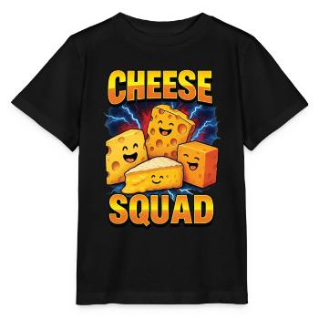 Cheese - Stanley/Stella MINI CREATOR Kids’ T-Shirt - black - Front - Mikhail (115cm)