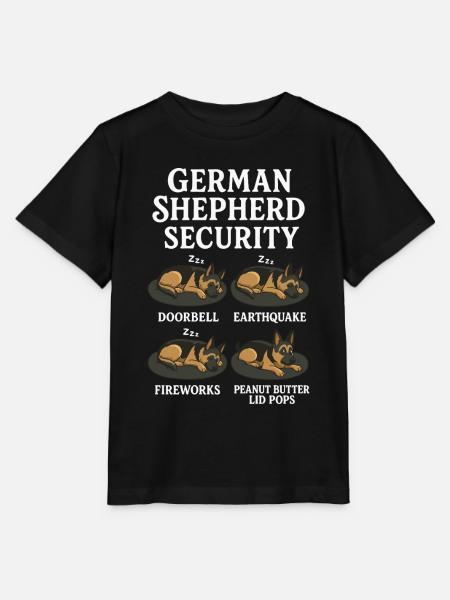 Deutscher Schäferhund - Stanley/Stella Kinder T-Shirt MINI CREATOR - Schwarz