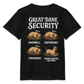 Dogue allemand - T-shirt bio MINI CREATOR Stanley/Stella Enfant - noir - Devant - Mikhail (115cm)