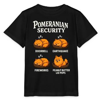 Dwarf spitz - Stanley/Stella MINI CREATOR Kids’ T-Shirt - black - Front - Mikhail (115cm)