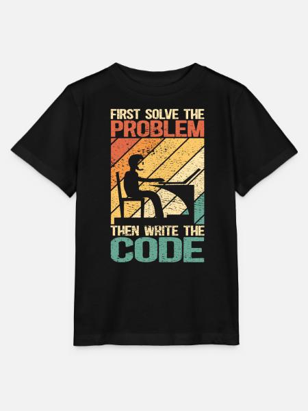 Software-Entwickler Programmierer programmieren - Stanley/Stella Kinder T-Shirt MINI CREATOR - Schwarz