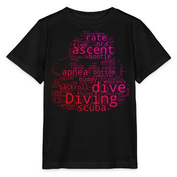 Scuba Diver Herren Scuba Tauchen Scuba Taucher - Stanley/Stella Kinder T-Shirt MINI CREATOR  - Schwarz - Vorne - Mikhail (115cm)