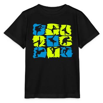 Breakdance Breakdancer - Dancer B-Boying Gift - Stanley/Stella MINI CREATOR Kids’ T-Shirt - black - Front - Mikhail (115cm)