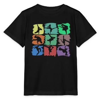 Breakdance and Breakdancer - B-Boying Gift - Stanley/Stella MINI CREATOR Kids’ T-Shirt - black - Front - Mikhail (115cm)