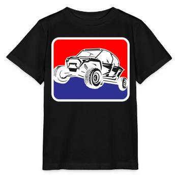 Beach Buggy Holiday Desert Buggy | Les couleurs peuvent être changées - T-shirt bio MINI CREATOR Stanley/Stella Enfant - noir - Devant - Mikhail (115cm)