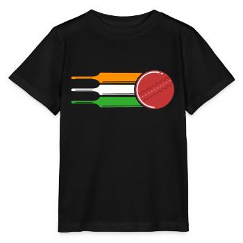 Cricket - Stanley/Stella Kinder T-Shirt MINI CREATOR  - Schwarz - Vorne - Mikhail (115cm)