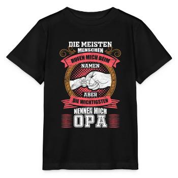 Opa Spruch Lustig Weihnachten Geschenk - Stanley/Stella Kinder T-Shirt MINI CREATOR  - Schwarz - Vorne - Mikhail (115cm)