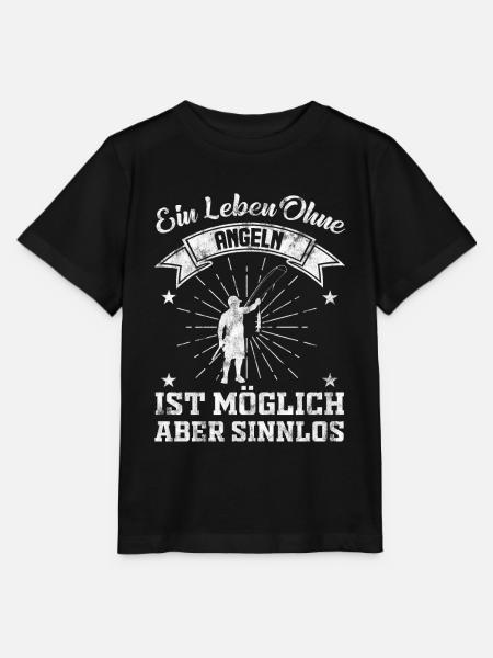 Angler Angler Angler - Stanley/Stella Kinder T-Shirt MINI CREATOR  - Schwarz