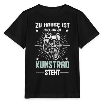 Kunstrad Spruch Geschenkidee - Stanley/Stella Kinder T-Shirt MINI CREATOR  - Schwarz - Vorne - Mikhail (115cm)