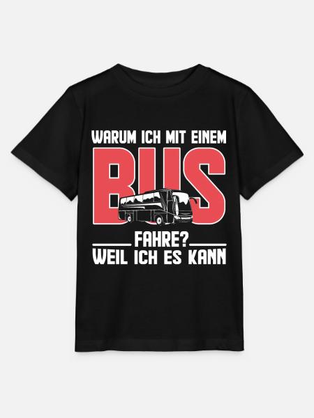 Busfahrer Busfahrer Busfahrer - Stanley/Stella Kinder T-Shirt MINI CREATOR - Schwarz