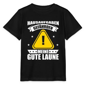 Schüler - Stanley/Stella Kinder T-Shirt MINI CREATOR  - Schwarz - Vorne - Mikhail (115cm)