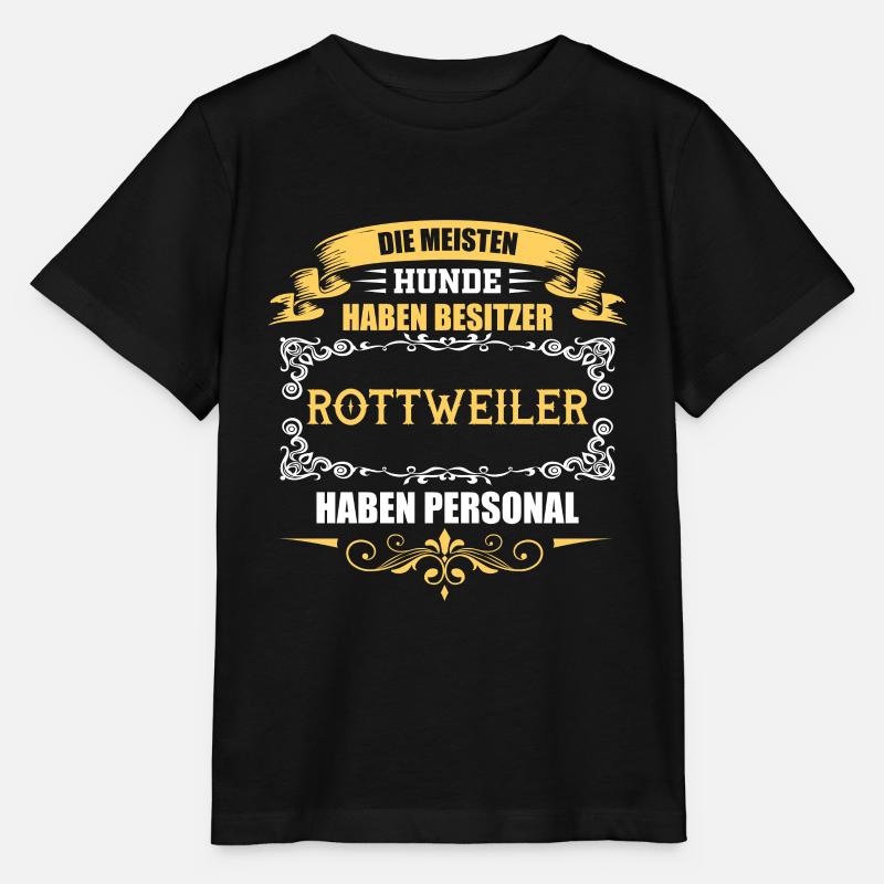 Rottweiler - Stanley/Stella Kinder T-Shirt MINI CREATOR - Schwarz