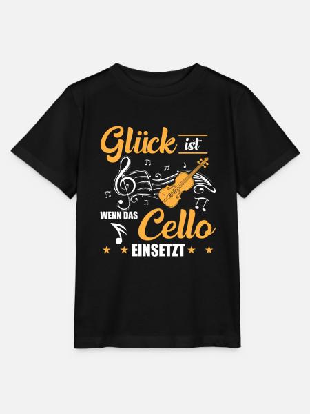 Cello Cellisten Musiker - Stanley/Stella Kinder T-Shirt MINI CREATOR  - Schwarz