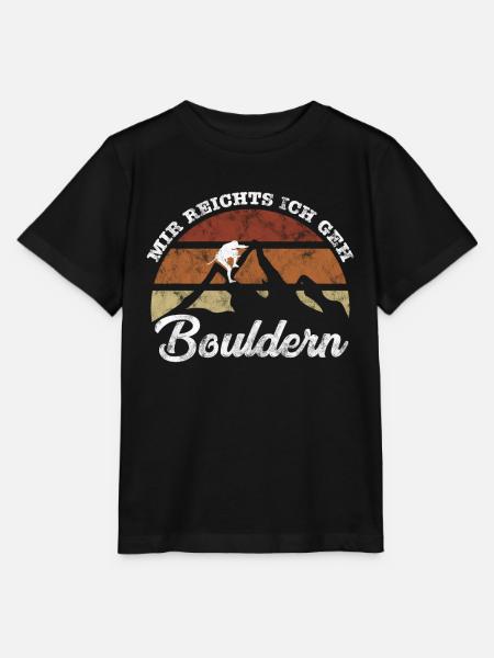 Bouldern Bouldern Bouldern - Stanley/Stella Kinder T-Shirt MINI CREATOR  - Schwarz