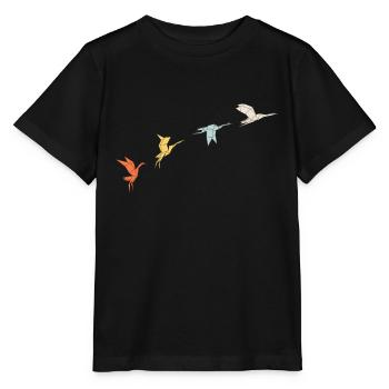 Origami hobbyist crafting outfit - Stanley/Stella MINI CREATOR Kids’ T-Shirt - black - Front - Mikhail (115cm)