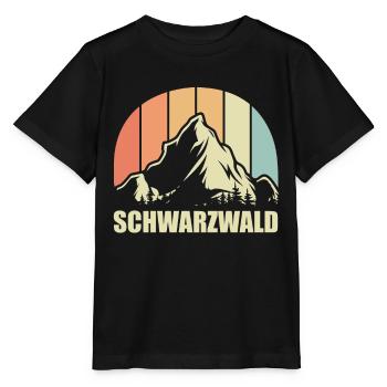 Schwarzwald Retro Geschenk - Stanley/Stella Kinder T-Shirt MINI CREATOR  - Schwarz - Vorne - Mikhail (115cm)
