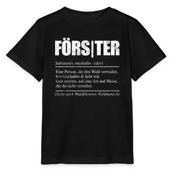 Förster - Stanley/Stella Kinder T-Shirt MINI CREATOR  - Schwarz - Vorne - Mikhail (115cm)