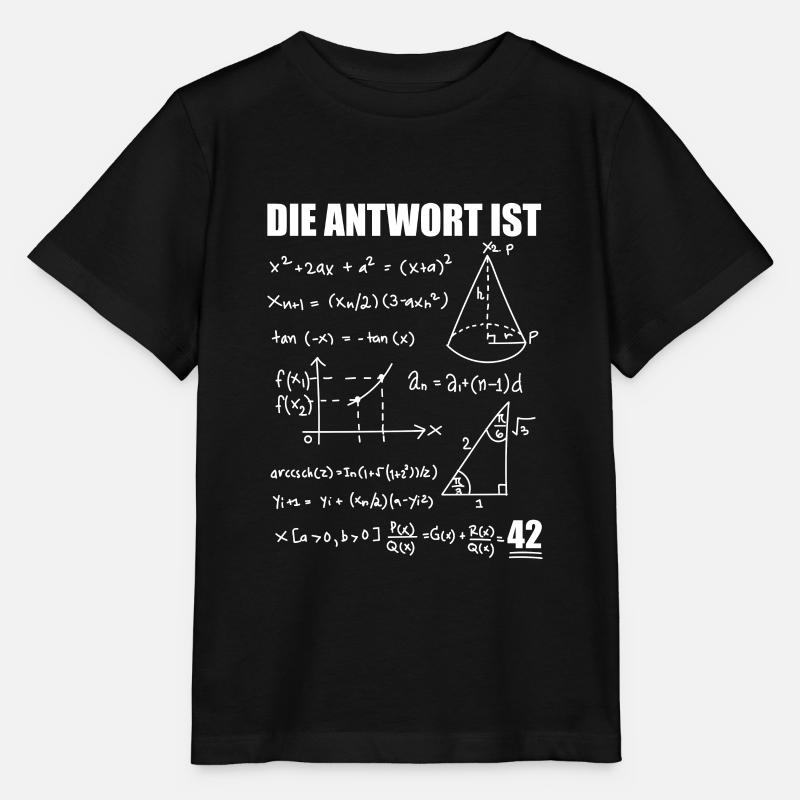 42 - Die Antwort ist 42 lustige Geschenkidee - Stanley/Stella Kinder T-Shirt MINI CREATOR  - Schwarz