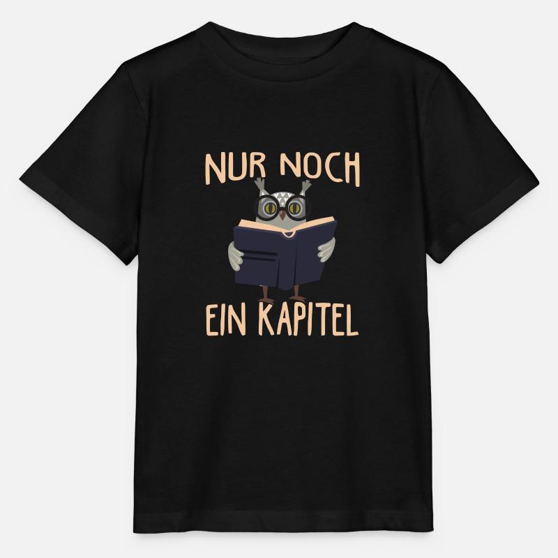 Nur noch ein Kapitel Leseratten Geschenk - Stanley/Stella Kinder T-Shirt MINI CREATOR - Schwarz