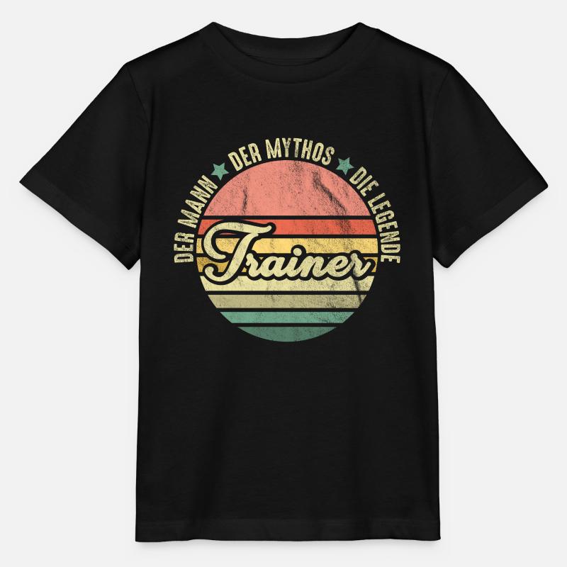 Trainer - Stanley/Stella Kinder T-Shirt MINI CREATOR  - Schwarz