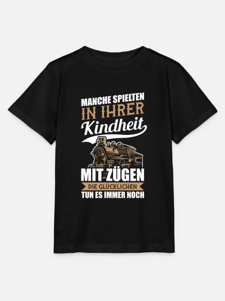 Eisenbahner Modellbauer Modellbau Geschenk - Stanley/Stella Kinder T-Shirt MINI CREATOR - Schwarz