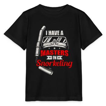 Masque de plongée avec tuba - T-shirt bio MINI CREATOR Stanley/Stella Enfant - noir - Devant - Mikhail (115cm)
