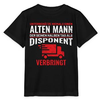 Disponent Mann Männer Geschenkidee - Stanley/Stella Kinder T-Shirt MINI CREATOR  - Schwarz - Vorne - Mikhail (115cm)