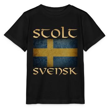 PROUD SWEDISH Beliebte Produkte - Stanley/Stella Kinder T-Shirt MINI CREATOR  - Schwarz - Vorne - Mikhail (115cm)