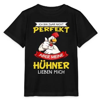 Chicken Chicken Chicken Chicken Chicken Chicken Poultry - Stanley/Stella MINI CREATOR Kids’ T-Shirt - black - Front - Mikhail (115cm)