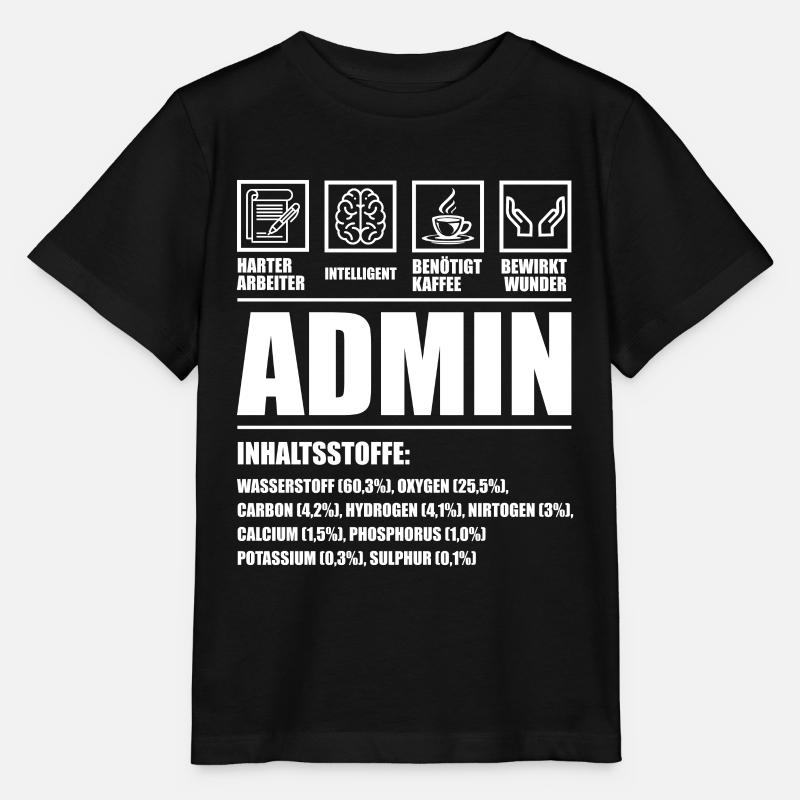 Admin Administrator lustige Geschenkideen - Stanley/Stella Kinder T-Shirt MINI CREATOR  - Schwarz