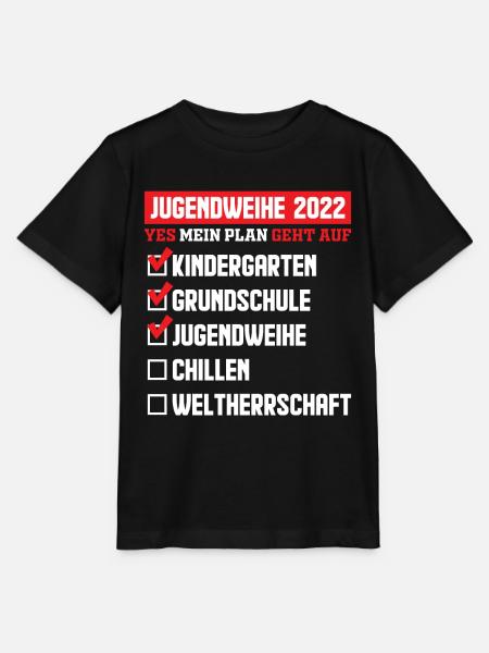Jugendweihe 2022 - Stanley/Stella Kinder T-Shirt MINI CREATOR - Schwarz