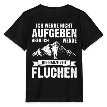 Wandern & Berge - Lustige Sprüche zum Wandern - Stanley/Stella Kinder T-Shirt MINI CREATOR  - Schwarz - Vorne - Mikhail (115cm)