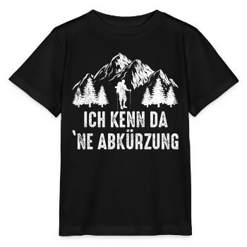 Ich kenn da ne Abkürzung - Stanley/Stella Kinder T-Shirt MINI CREATOR  - Schwarz - Vorne - Mikhail (115cm)