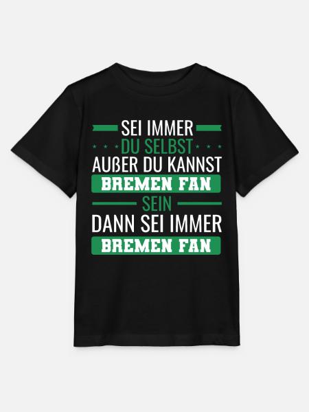 Bremen Fan - Stanley/Stella Kinder T-Shirt MINI CREATOR - Schwarz