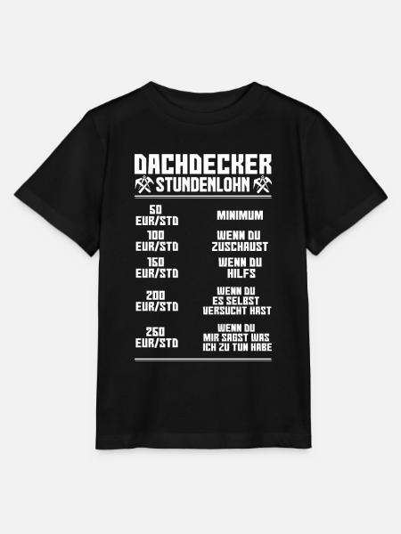 Arbeit & Beruf | Dachdecker Geschenk - Stanley/Stella Kinder T-Shirt MINI CREATOR  - Schwarz