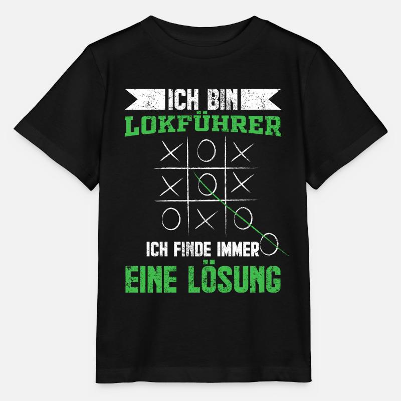 Lokführer - Stanley/Stella Kinder T-Shirt MINI CREATOR  - Schwarz