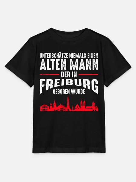Freiburg - Alter Mann | Retro Vintage Style - Stanley/Stella Kinder T-Shirt MINI CREATOR  - Schwarz